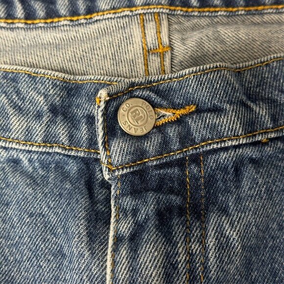Vintage Polo Ralph Lauren Relaxed Fit Blue Jeans Cut 96572 Baggy Dad Denim - Picture 9 of 12